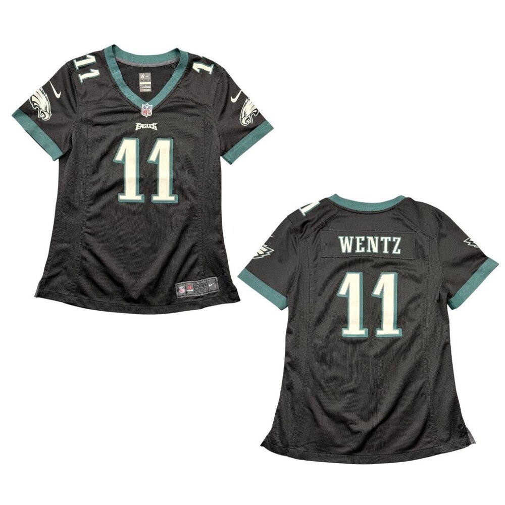 Philadelphia Eagles Nike On Field Carson Wentz Football Jersey‎ #11 NFL Womens M